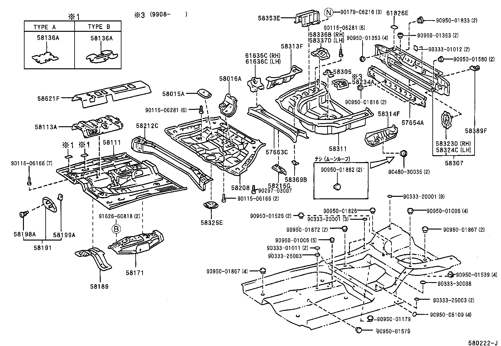  MARK 2 WG |  FLOOR PAN LOWER BACK PANEL