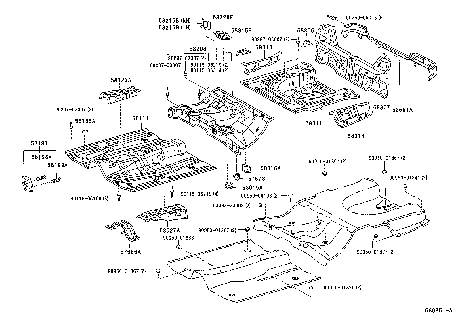  SPRINTER |  FLOOR PAN LOWER BACK PANEL