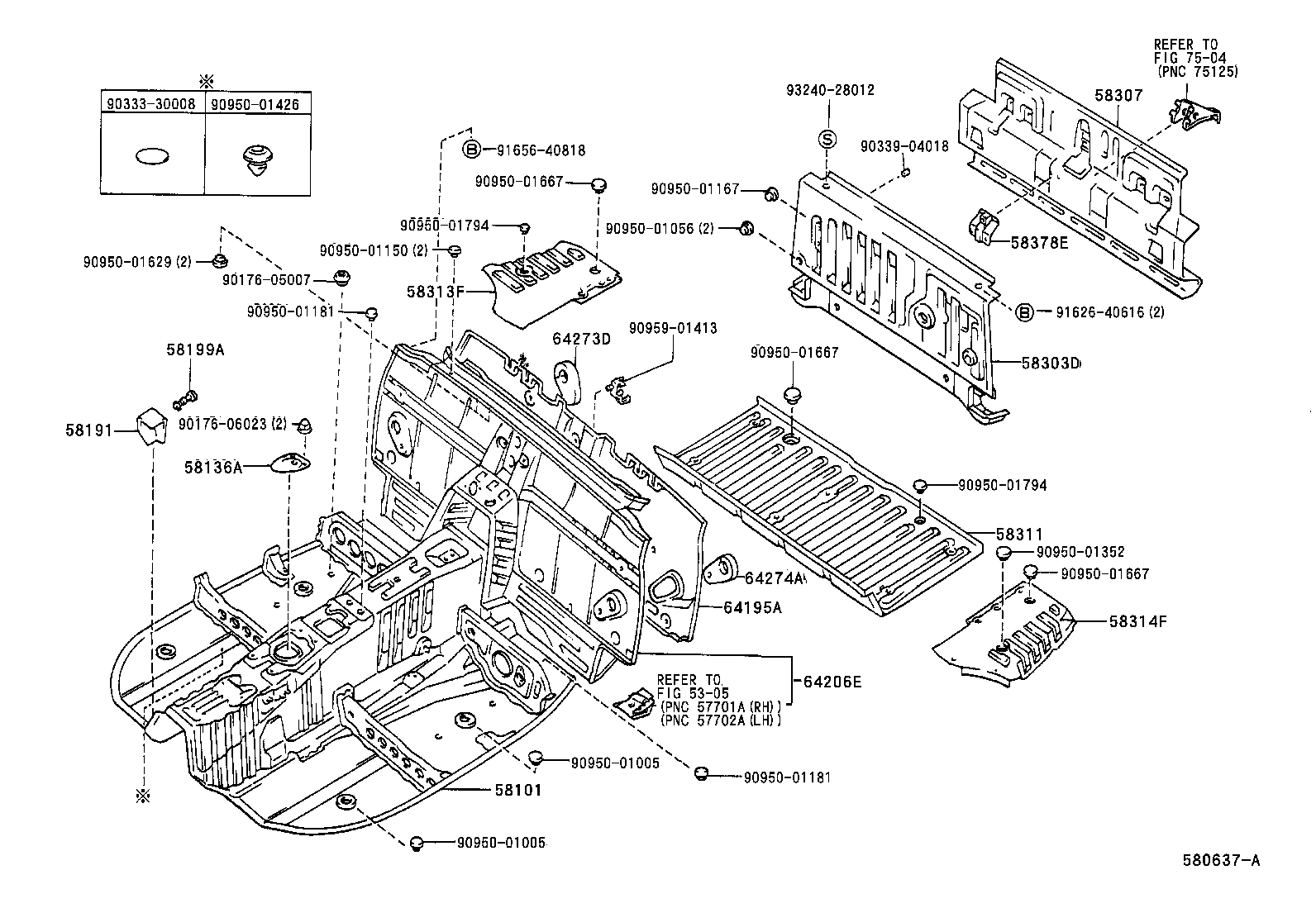  MR2 |  FLOOR PAN LOWER BACK PANEL