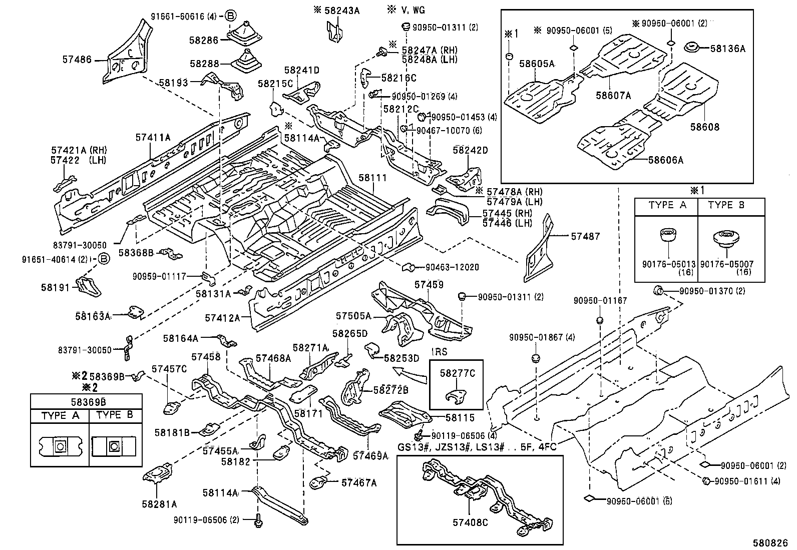  CROWN |  FLOOR PAN LOWER BACK PANEL
