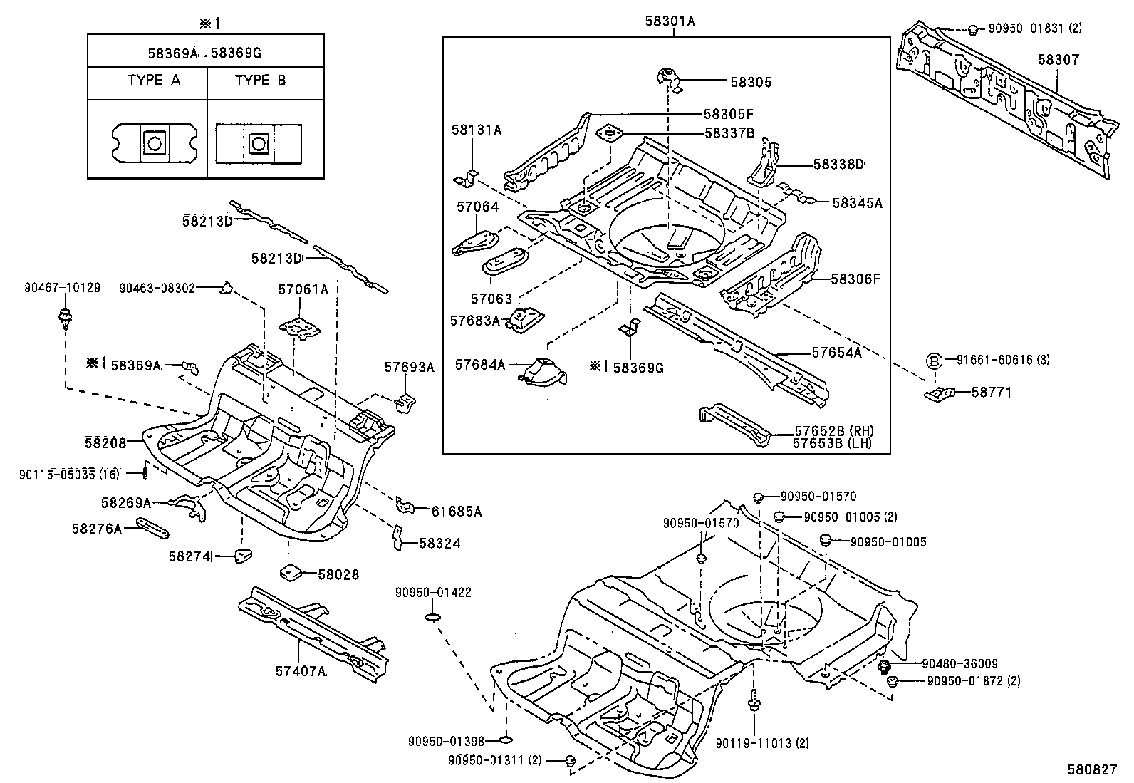  CROWN |  FLOOR PAN LOWER BACK PANEL