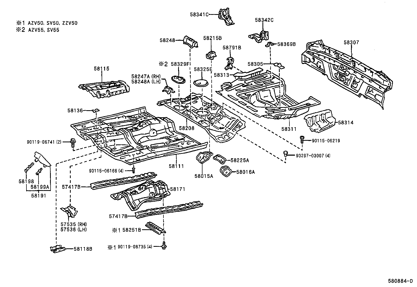  VISTA VISTA ARDEO |  FLOOR PAN LOWER BACK PANEL