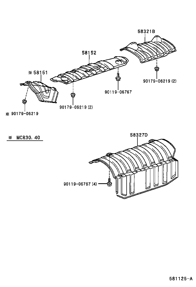  ESTIMA T L |  FLOOR INSULATOR