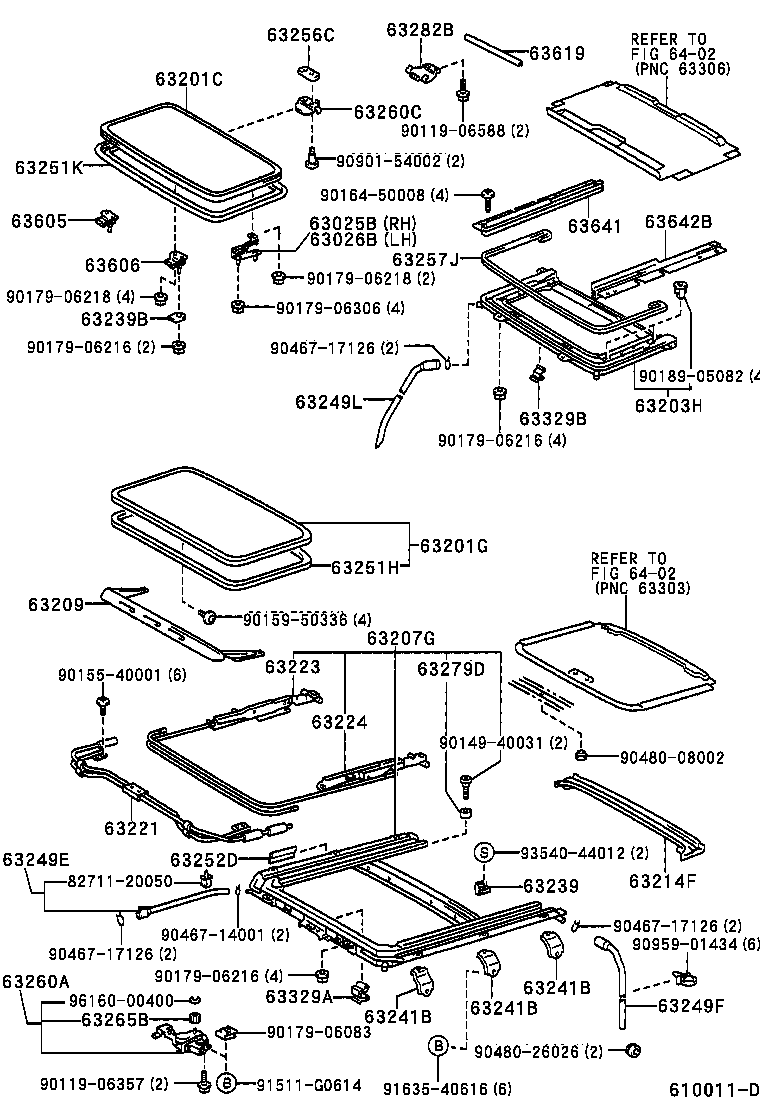  IPSUM |  ROOF PANEL BACK WINDOW GLASS