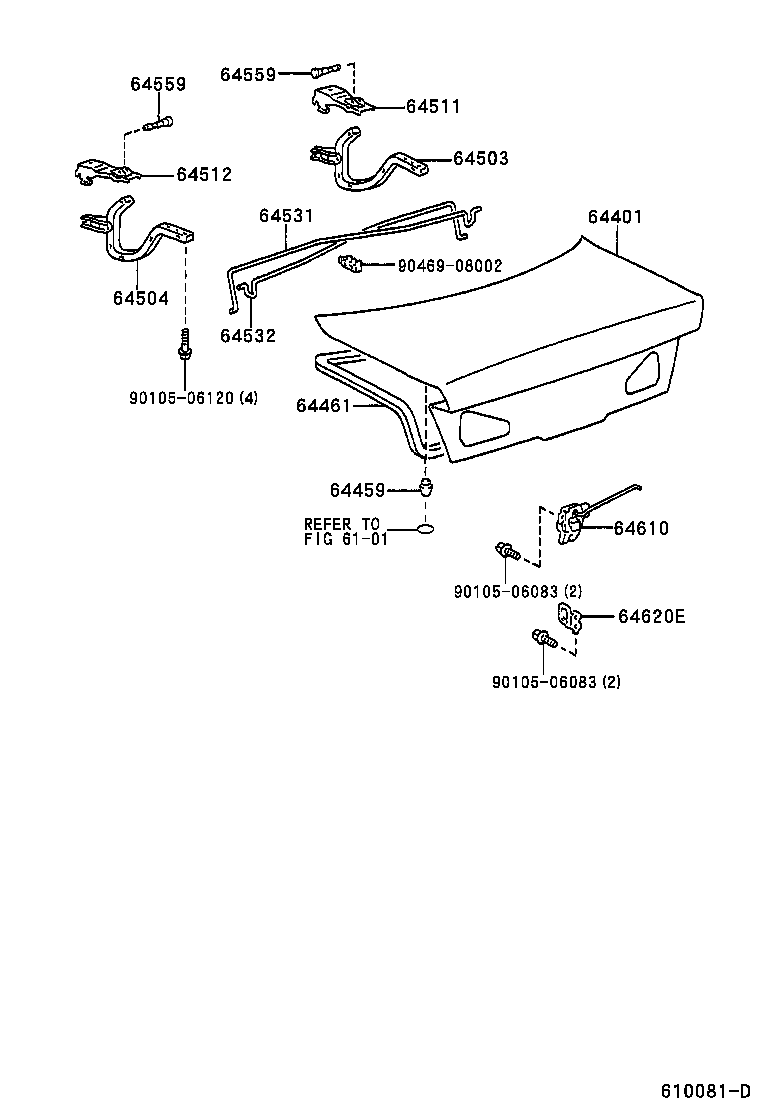  WINDOM |  LUGGAGE COMPARTMENT DOOR LOCK