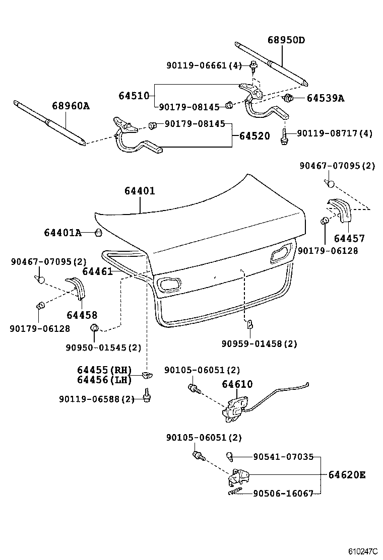  CELSIOR |  LUGGAGE COMPARTMENT DOOR LOCK