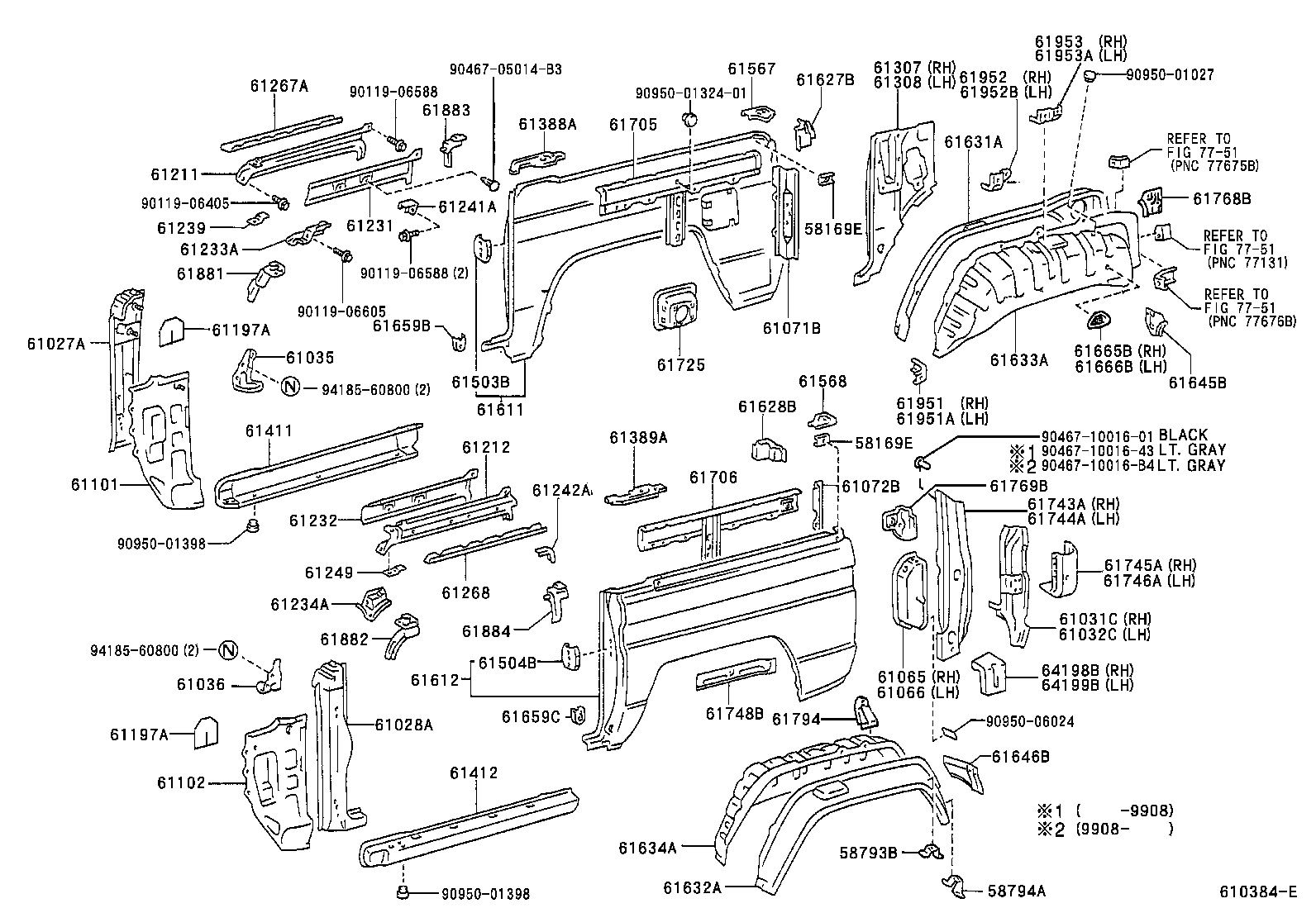  LAND CRUISER S T H T |  SIDE MEMBER