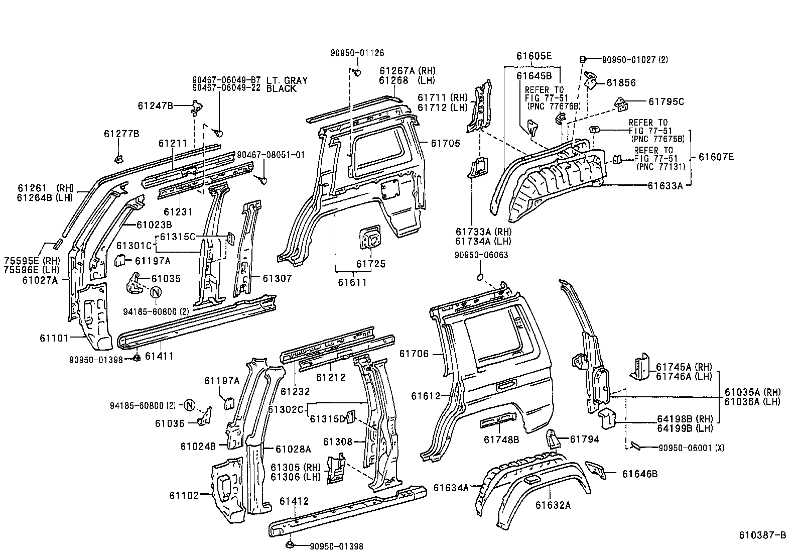  LAND CRUISER S T H T |  SIDE MEMBER