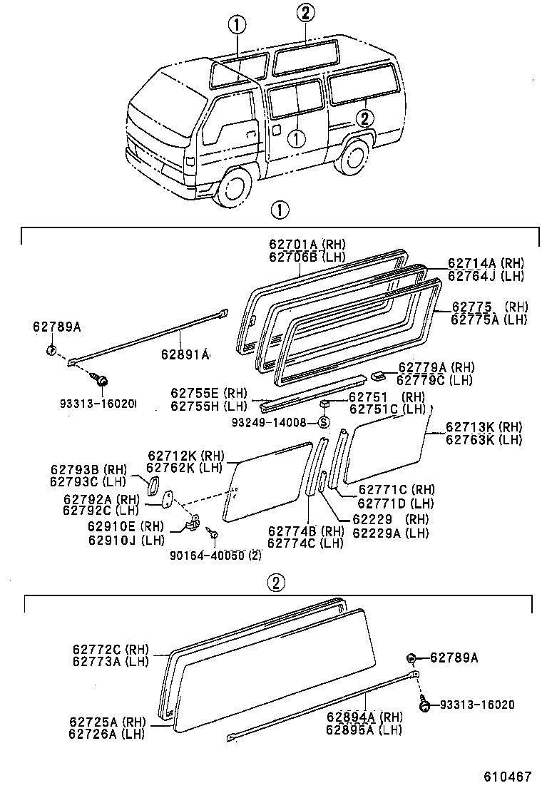  DYNA 200 TOYOACE G25 |  SIDE WINDOW