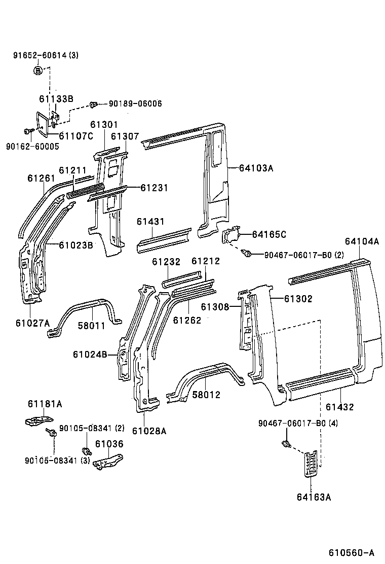  DYNA 150 TOYOACE G15 |  SIDE MEMBER