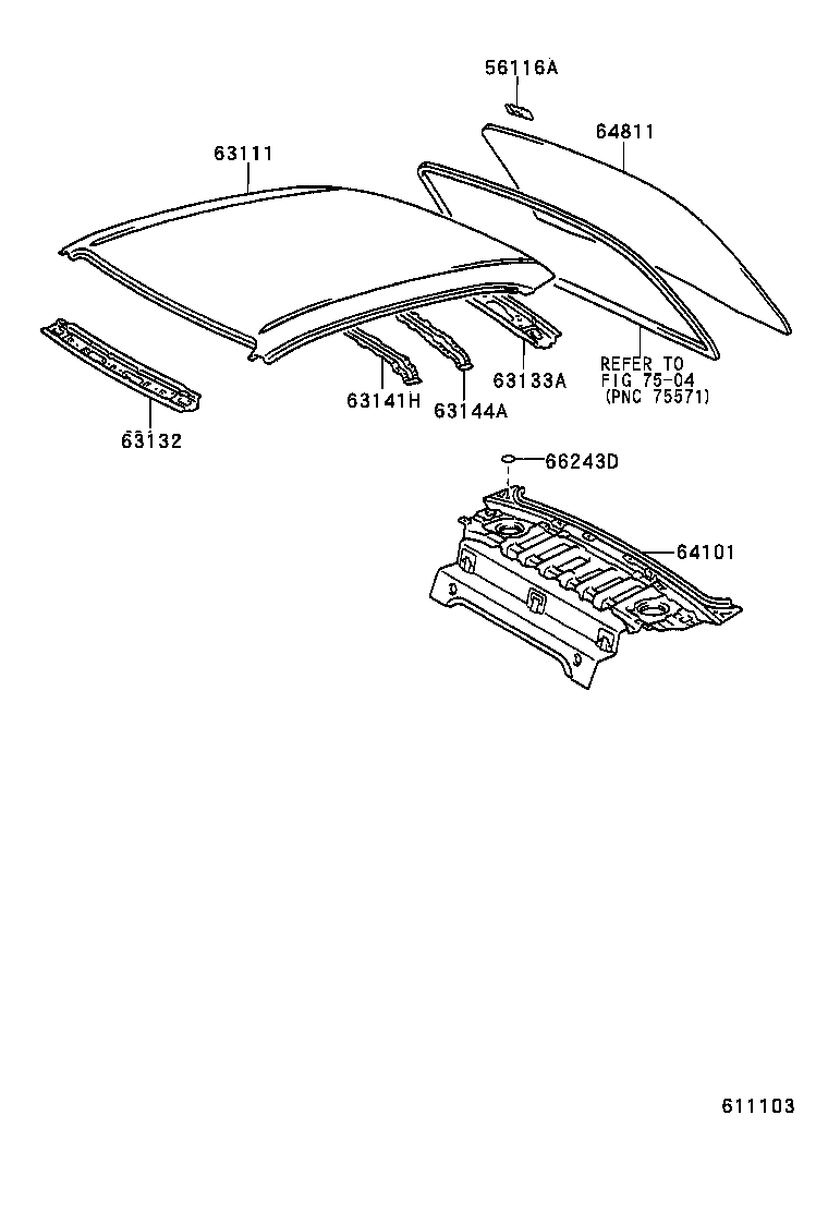  SPRINTER |  ROOF PANEL BACK WINDOW GLASS