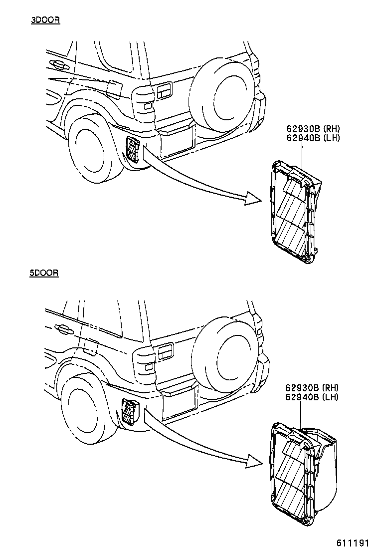  RAV4 J L |  REAR VENTILATOR ROOF VENTILATOR