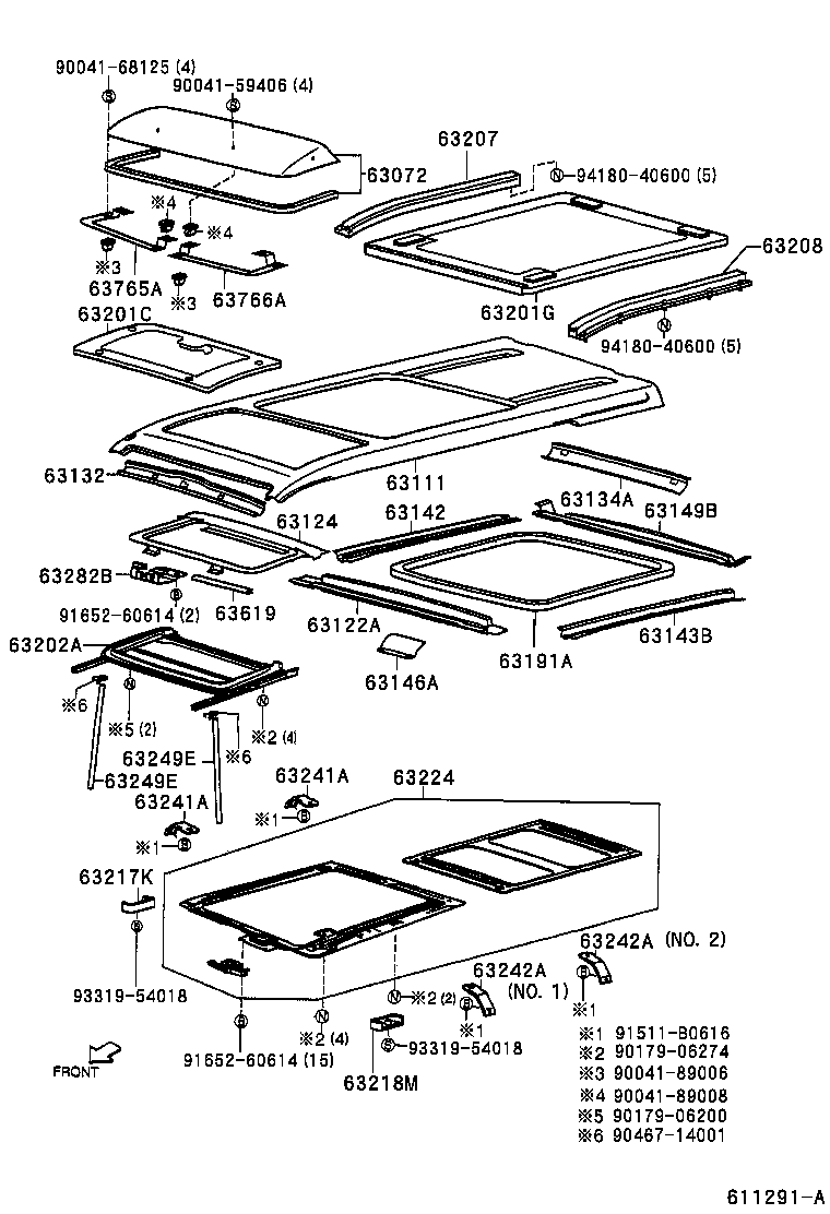  SPARKY |  ROOF PANEL BACK PANEL
