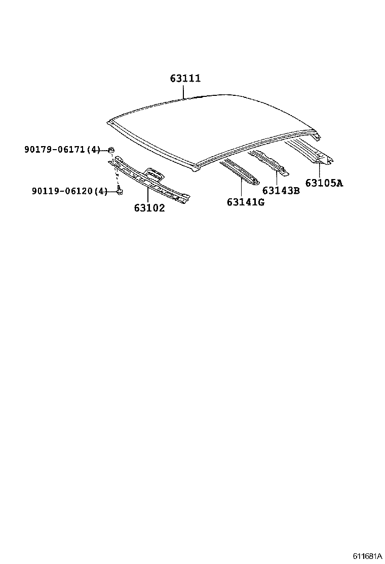  WILL CYPHA |  ROOF PANEL BACK WINDOW GLASS