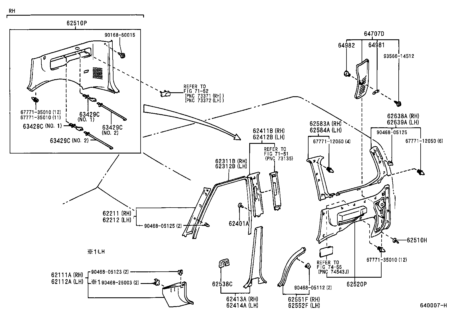  LAND CRUISER PRADO |  INSIDE TRIM BOARD