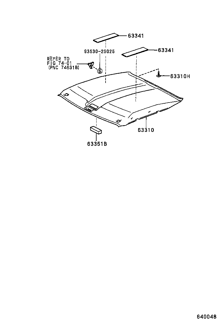  CYNOS |  ROOF HEADLINING SILENCER PAD