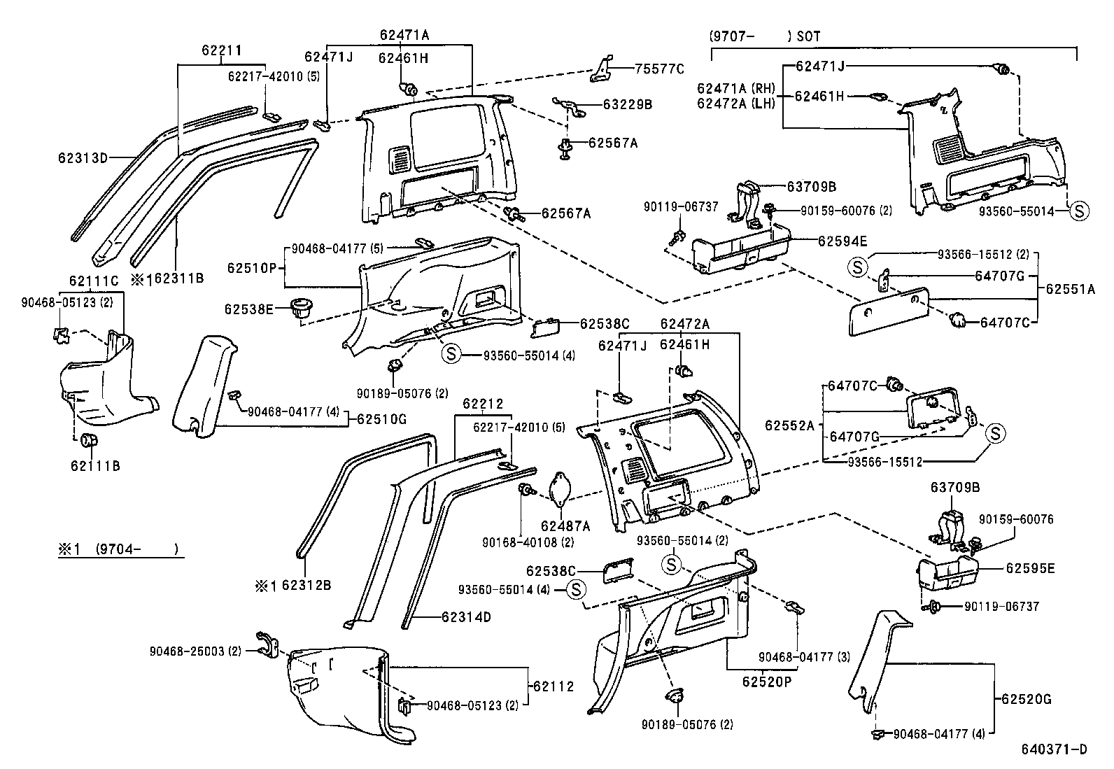  RAV4 |  INSIDE TRIM BOARD