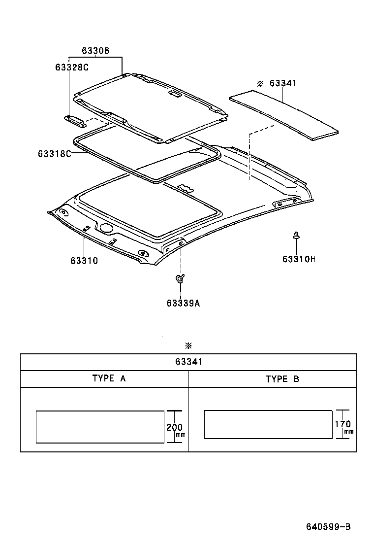  VITZ |  ROOF HEADLINING SILENCER PAD