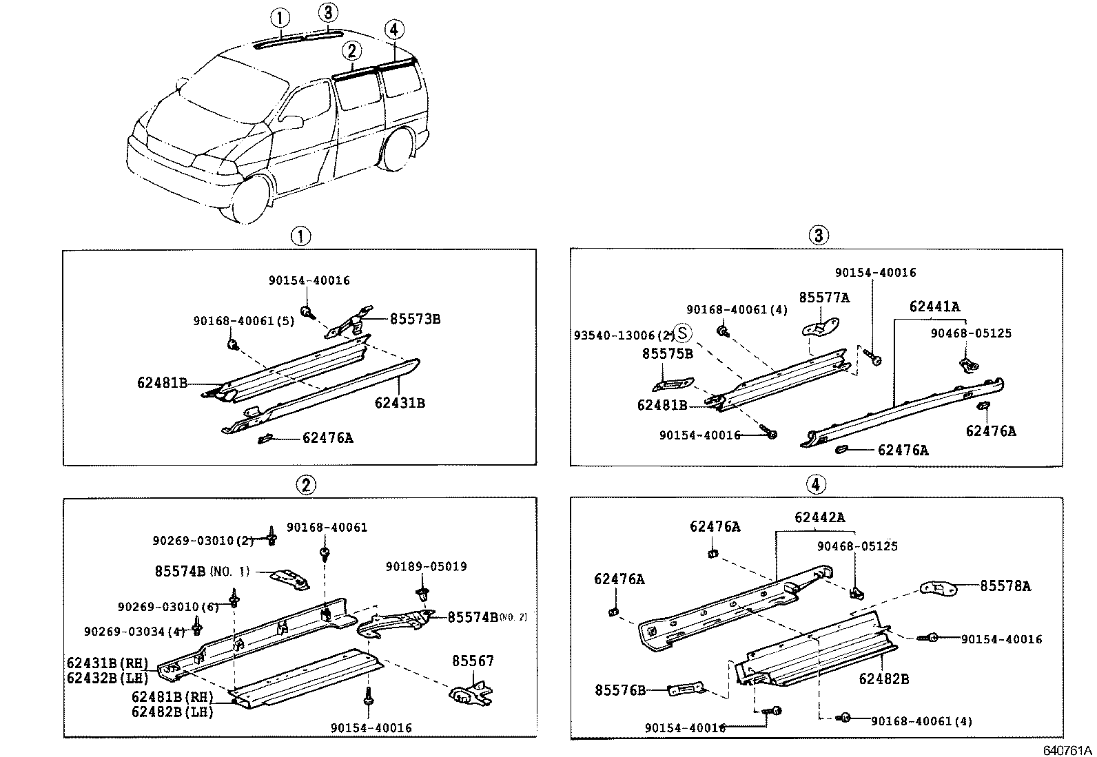  GRANVIA GRAND HIACE |  INSIDE TRIM BOARD