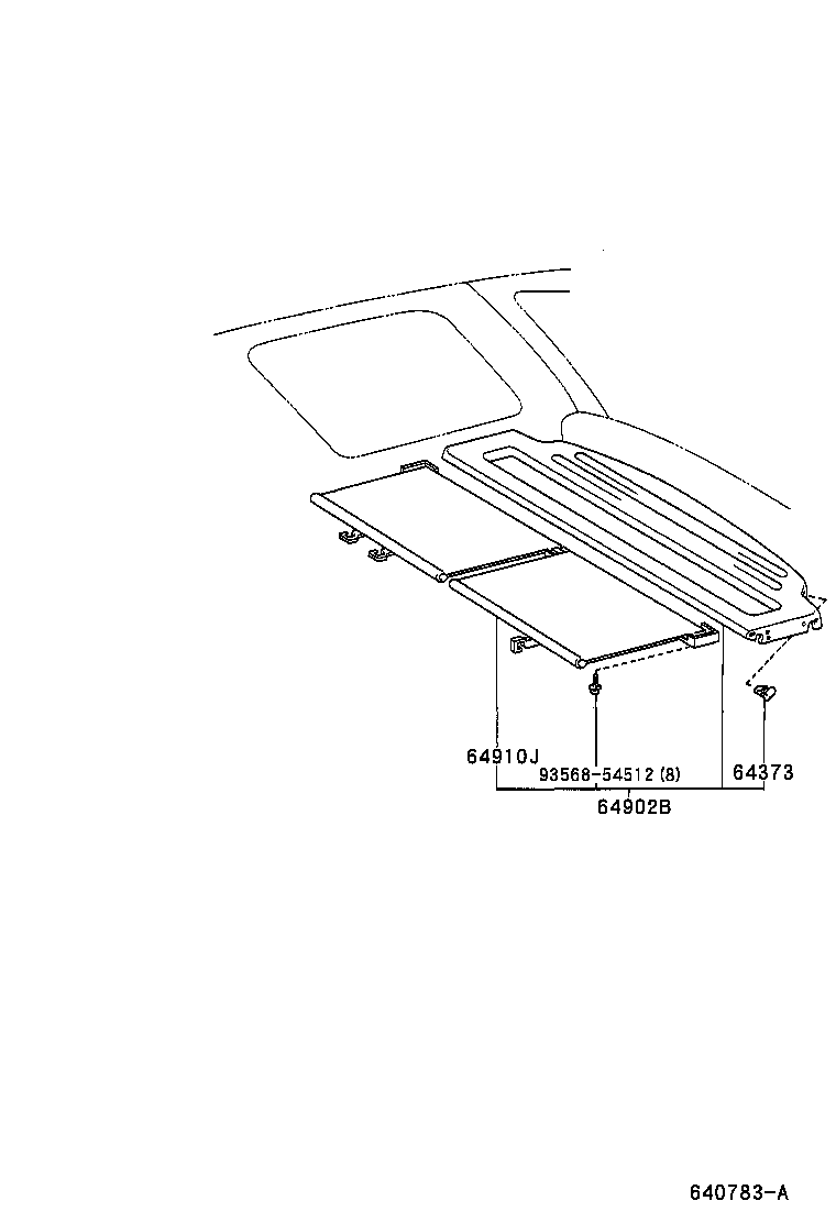  RAV4 J L |  PACKAGE TRAY PANEL