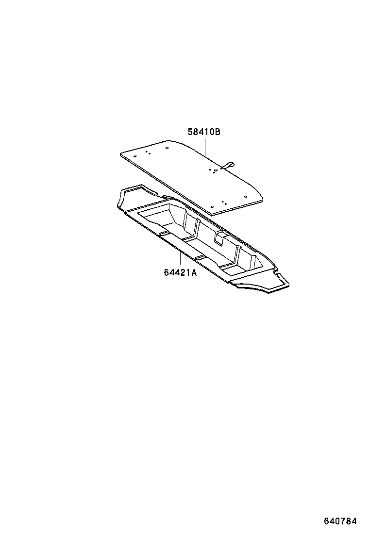  RAV4 J L |  DECK BOARD DECK TRIM COVER