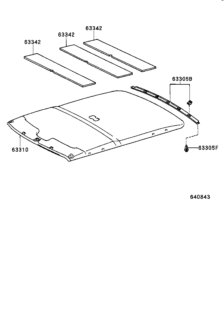  SPRINTER |  ROOF HEADLINING SILENCER PAD