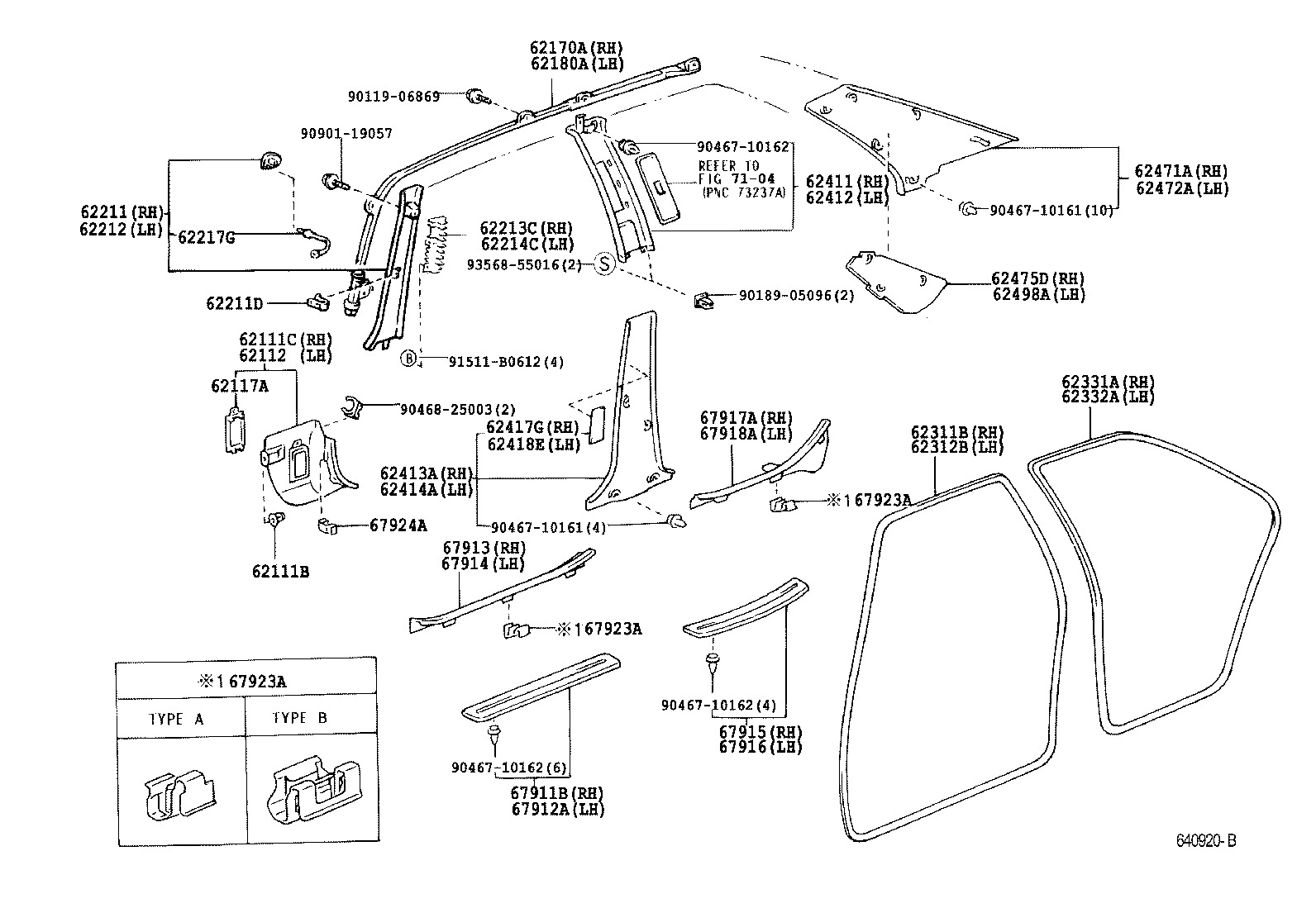  ALTEZZA ALTEZZA GITA |  INSIDE TRIM BOARD DOOR OPENING TRIM MOULDING