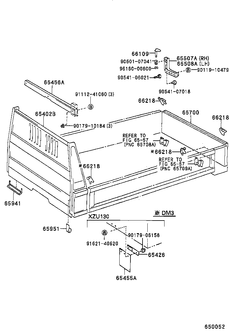  DYNA 200 TOYOACE G25 |  REAR BODY GUARD FRAME TAIL GATE