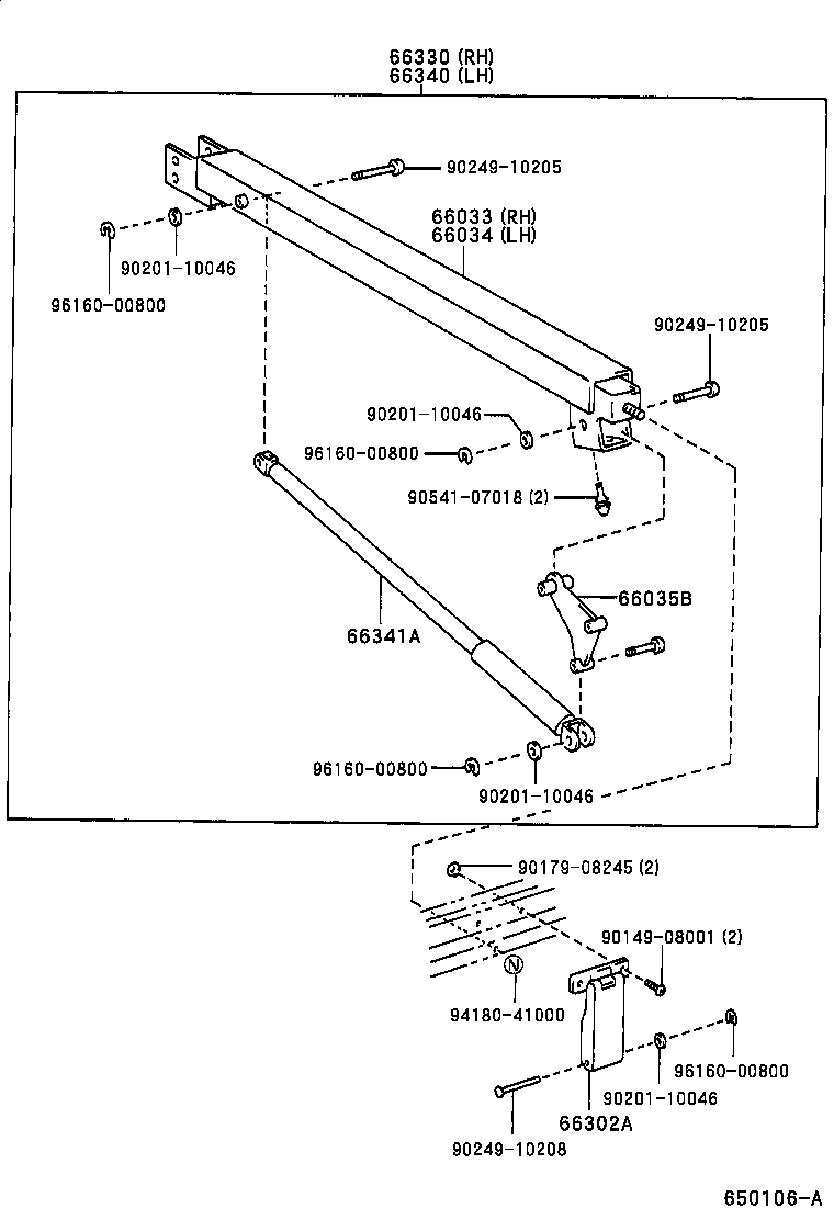 DYNA 200 TOYOACE G25 |  REAR BODY SIDE PANEL