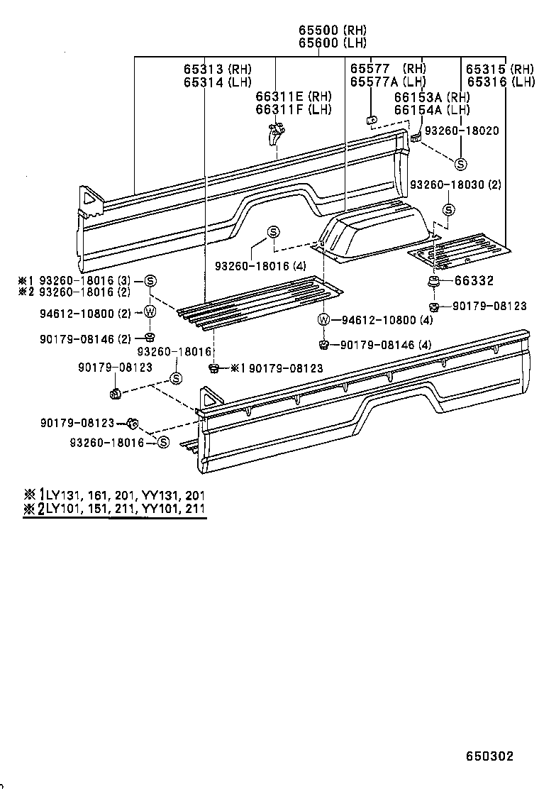  DYNA 150 TOYOACE G15 |  REAR BODY SIDE PANEL