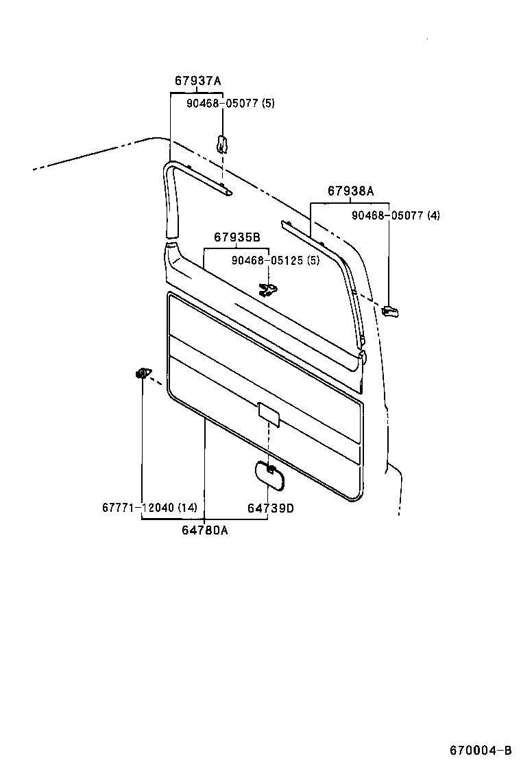  LAND CRUISER PRADO |  BACK DOOR PANEL GLASS