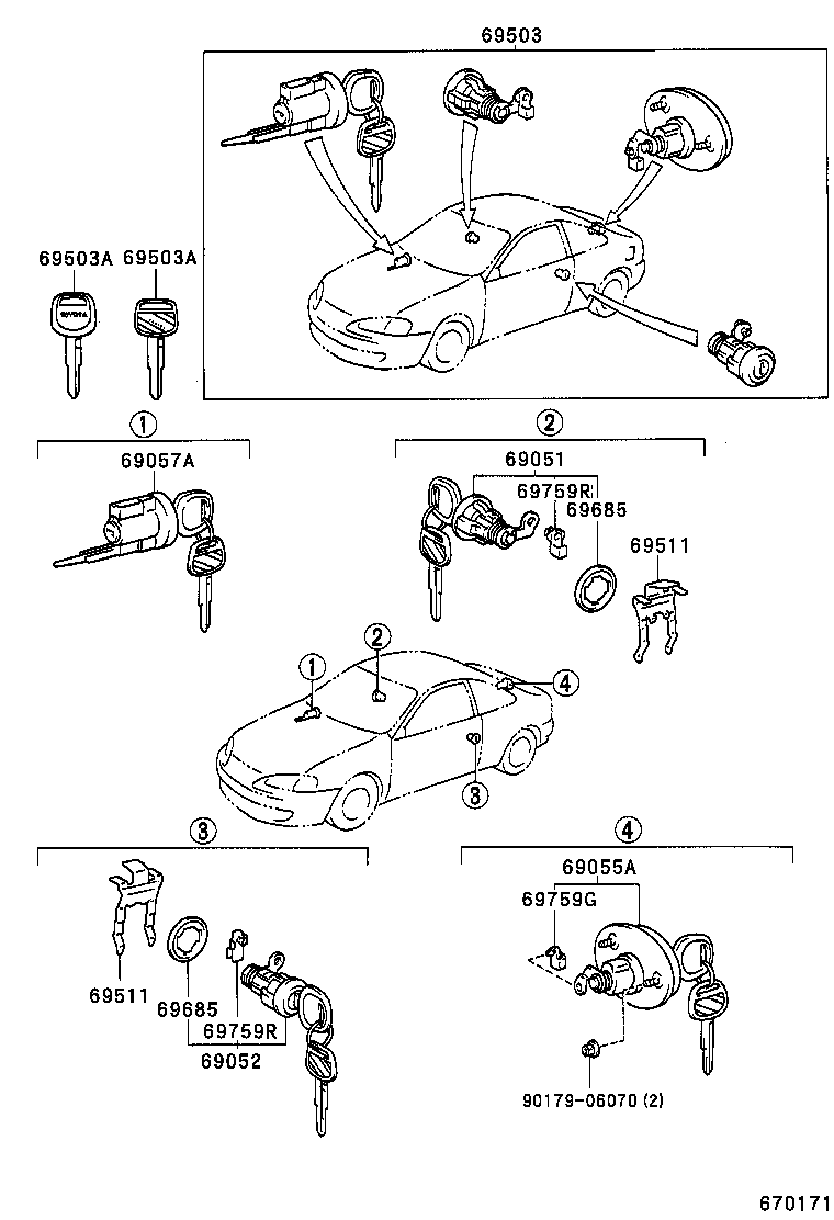  CYNOS |  LOCK CYLINDER SET