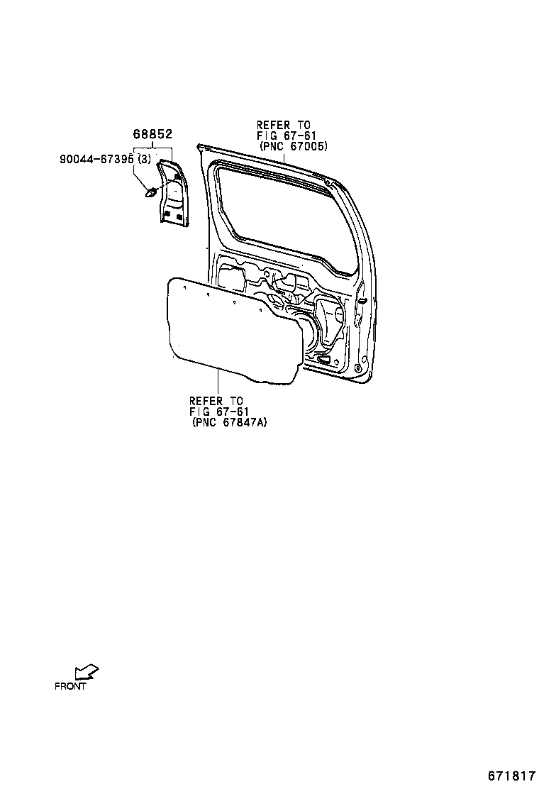  CAMI |  BACK DOOR LOCK HINGE