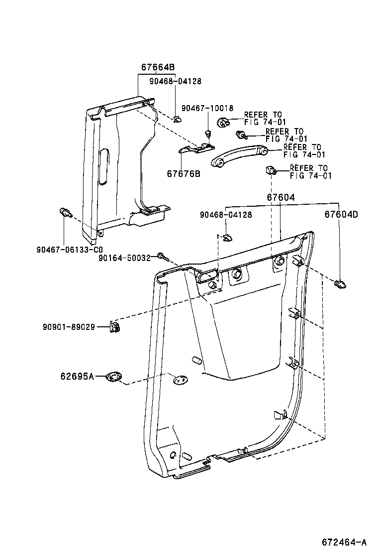  BB OPEN DECK |  REAR DOOR PANEL GLASS
