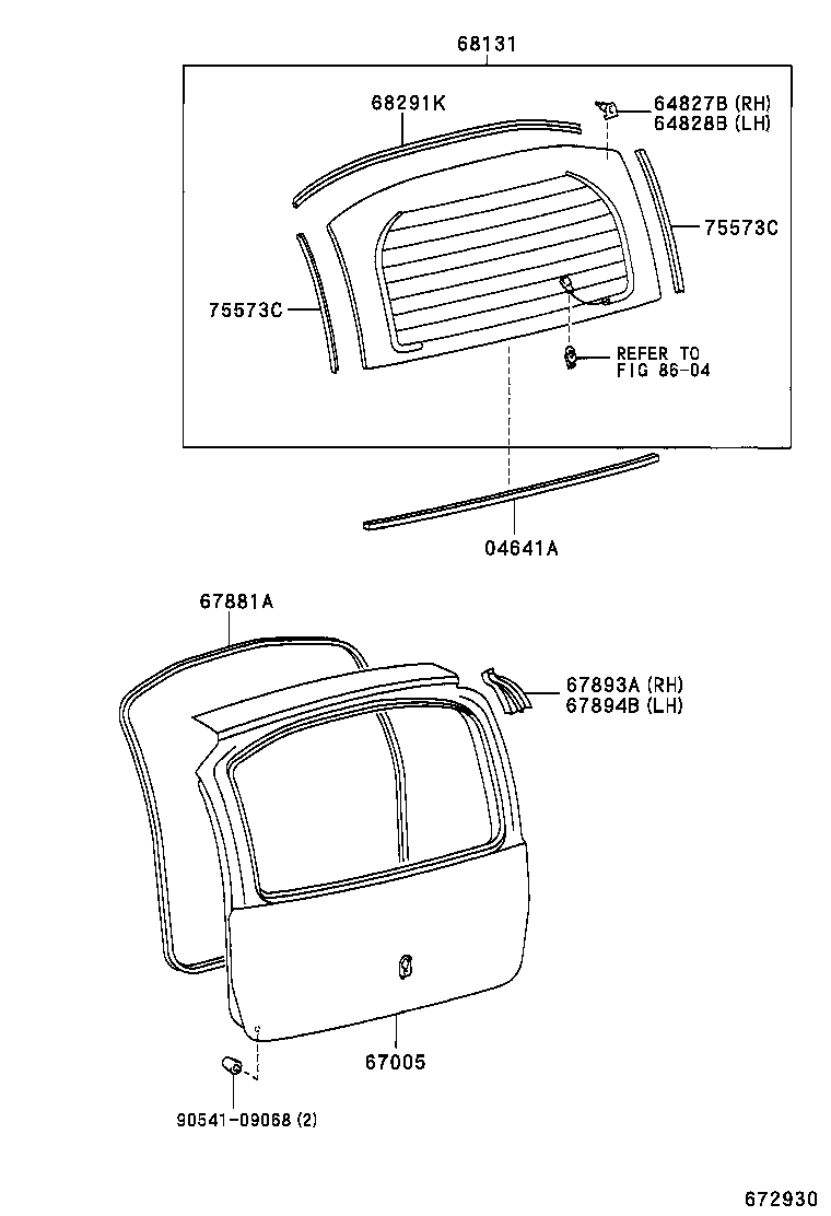  WILL CYPHA |  BACK DOOR PANEL GLASS