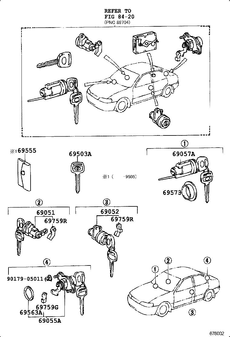  SPRINTER |  LOCK CYLINDER SET