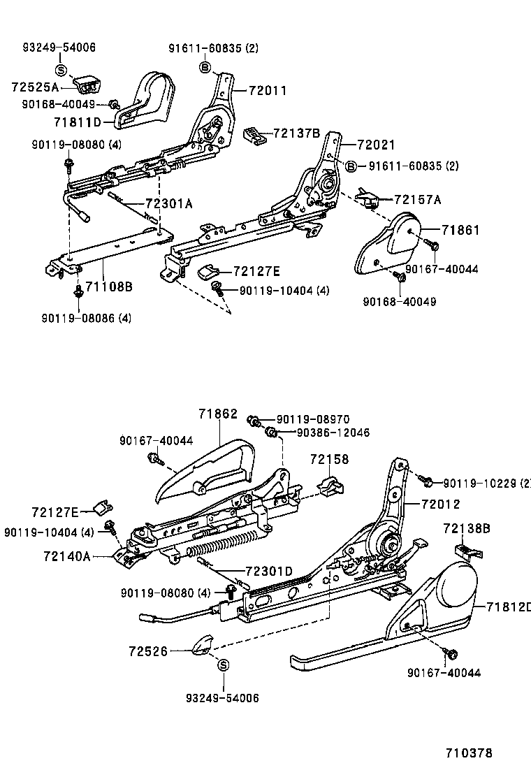  SPRINTER |  FRONT SEAT SEAT TRACK