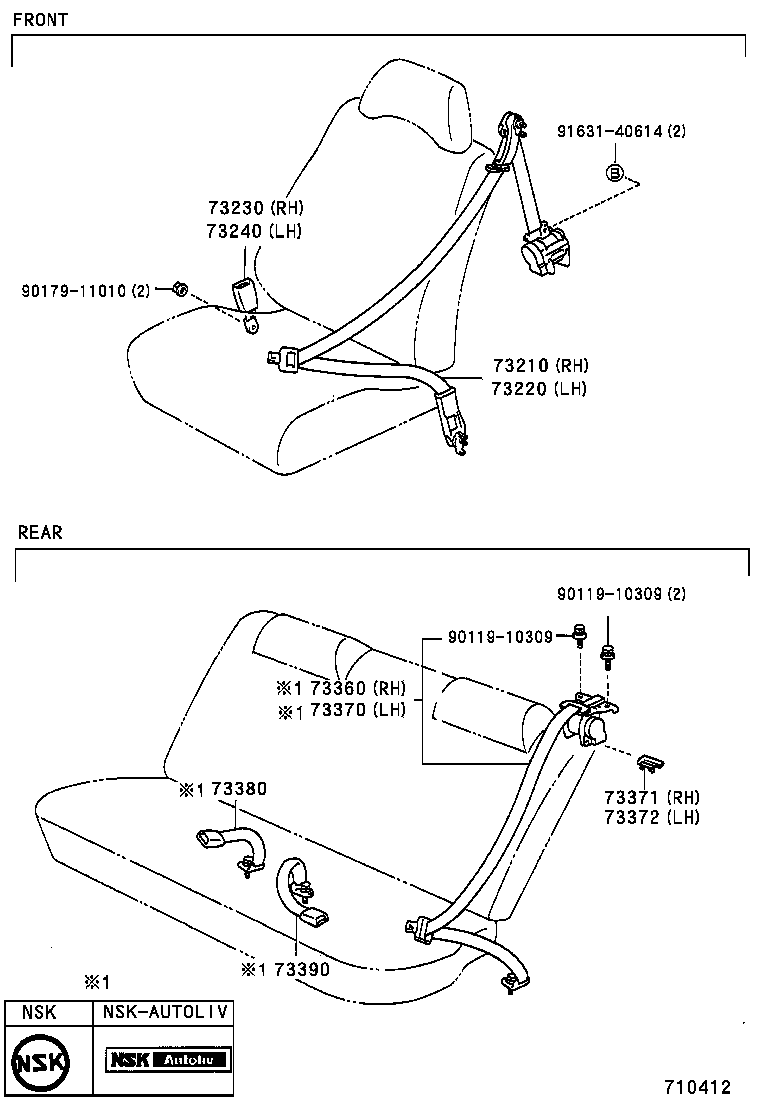  LVN CRE TRN MRN |  SEAT BELT CHILD RESTRAINT SEAT