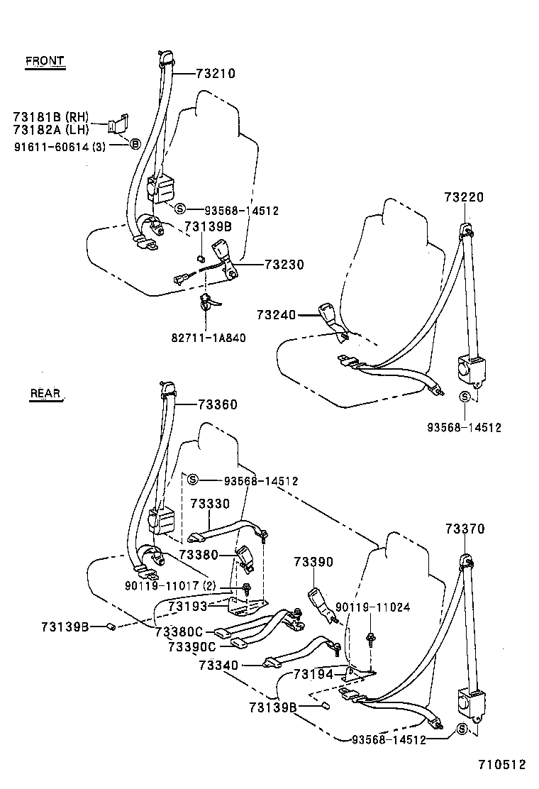  MEGA CRUISER |  SEAT BELT