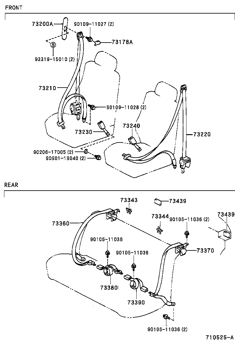  SPRINTER |  SEAT BELT CHILD RESTRAINT SEAT