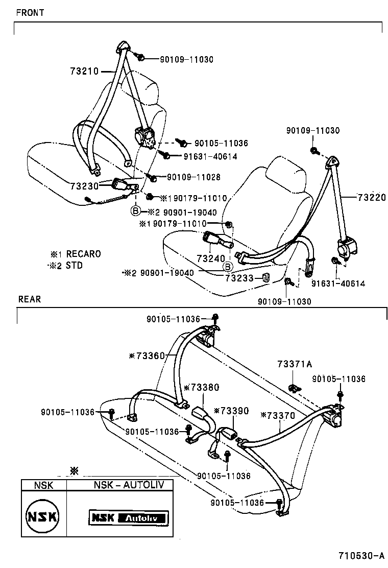  LEVIN TRUENO |  SEAT BELT CHILD RESTRAINT SEAT
