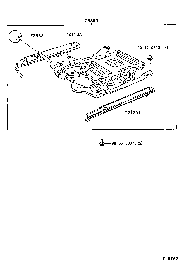  DYNA 200 TOYOACE G25 |  SEAT SEAT TRACK