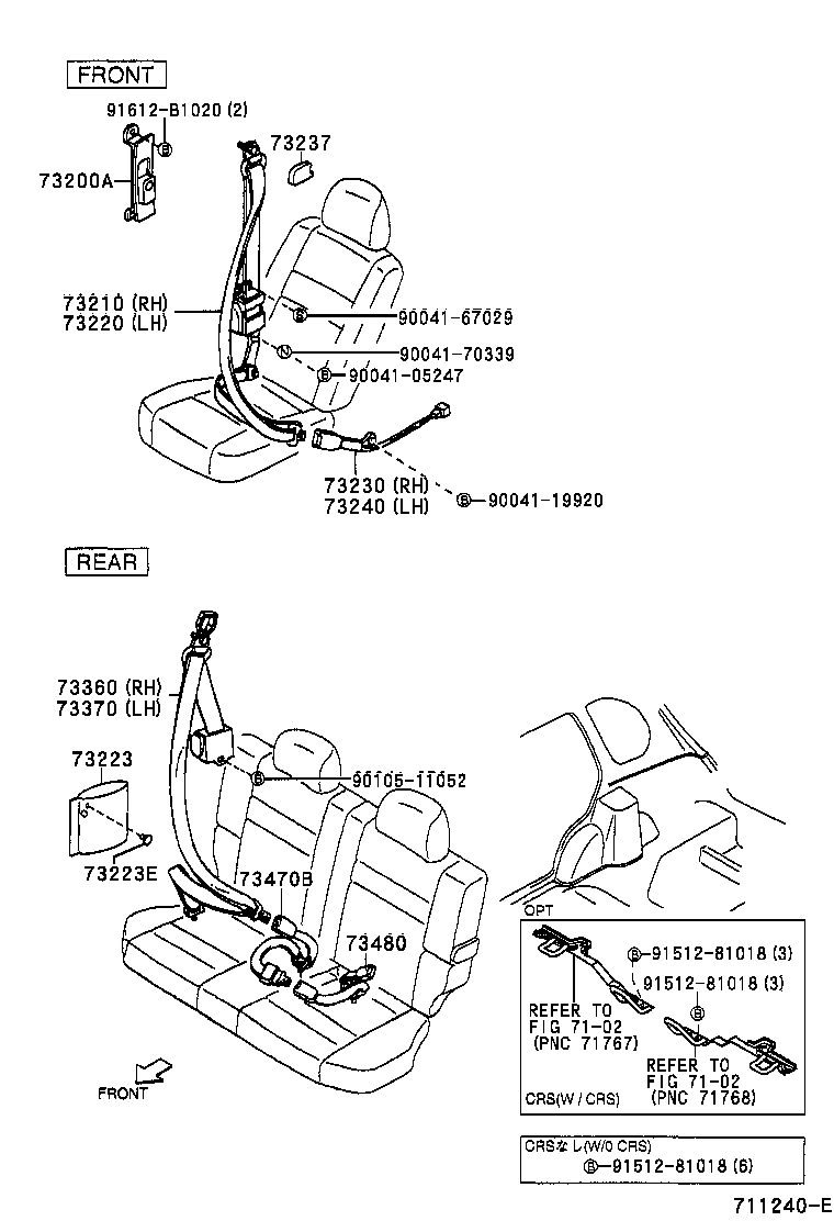 DUET |  SEAT BELT CHILD RESTRAINT SEAT