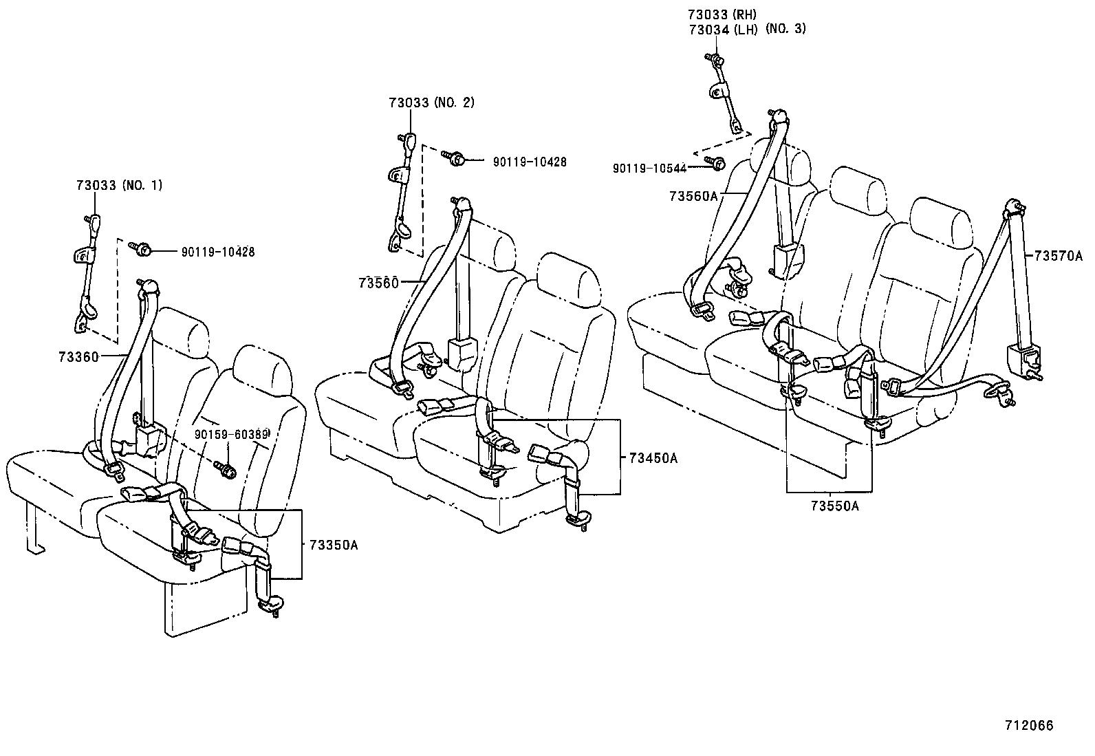  HIACE REGIUSACE |  SEAT BELT