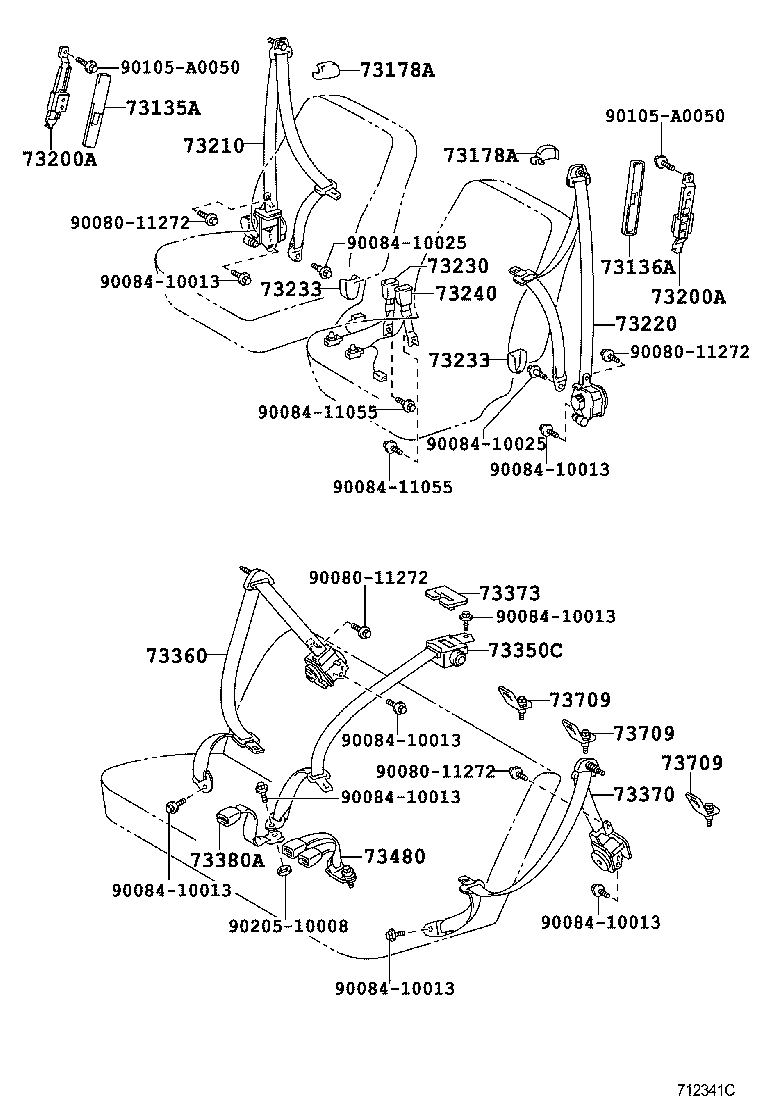 VOLTZ |  SEAT BELT CHILD RESTRAINT SEAT