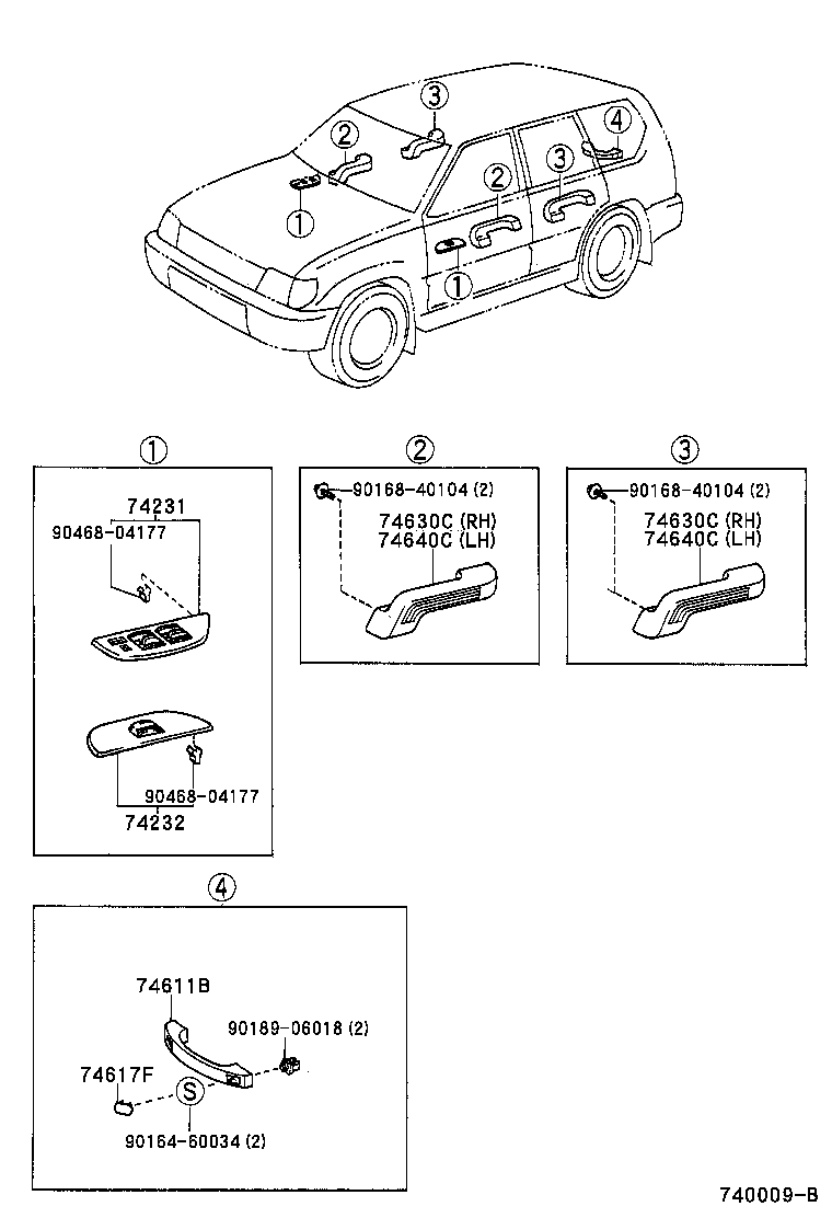  LAND CRUISER PRADO |  ARMREST VISOR