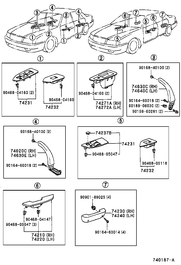  CROWN CROWN MAJESTA |  ARMREST VISOR