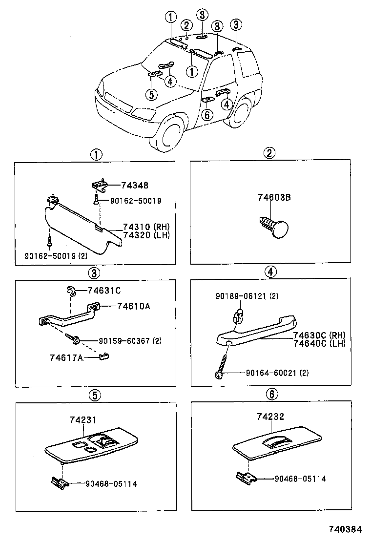  RAV4 |  ARMREST VISOR
