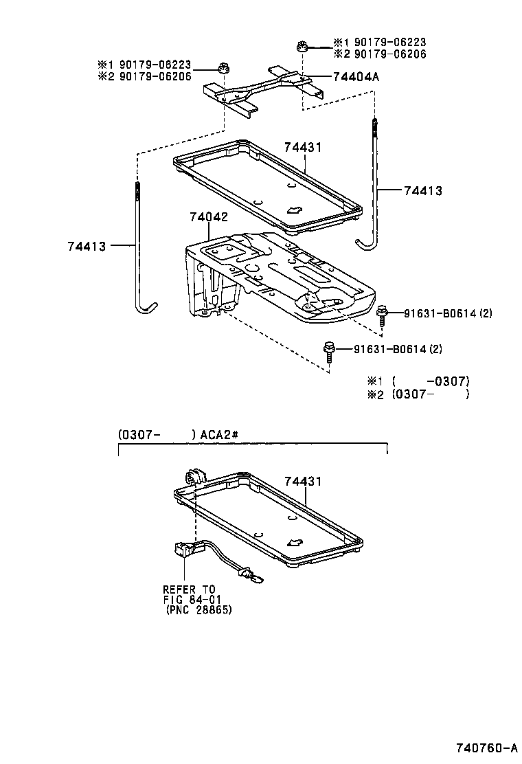  RAV4 J L |  BATTERY CARRIER