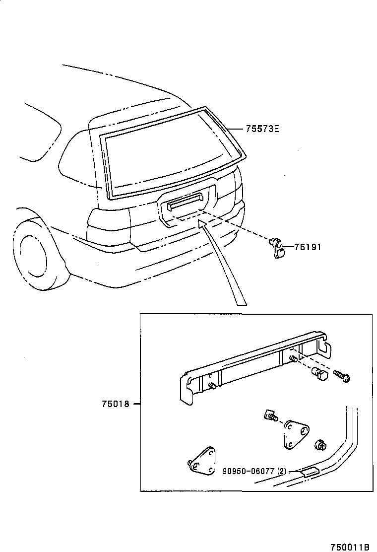  IPSUM |  REAR MOULDING